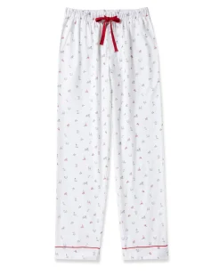 Petite Plume Men's Twill Pajama Pant in Coastal Charms