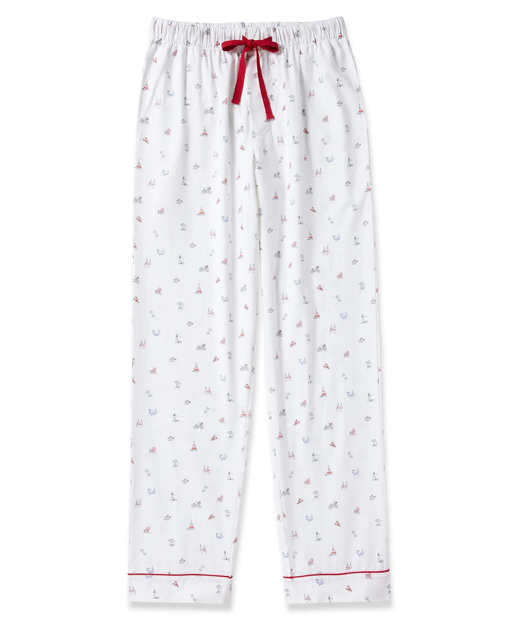 Petite Plume Men's Twill Pajama Pant in Coastal Charms