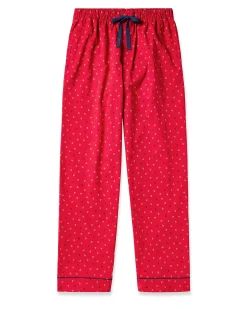 Petite Plume Men's Twill Pajama Pant in Coastal Charms