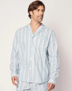Petite Plume Men's Twill Pajama Set in