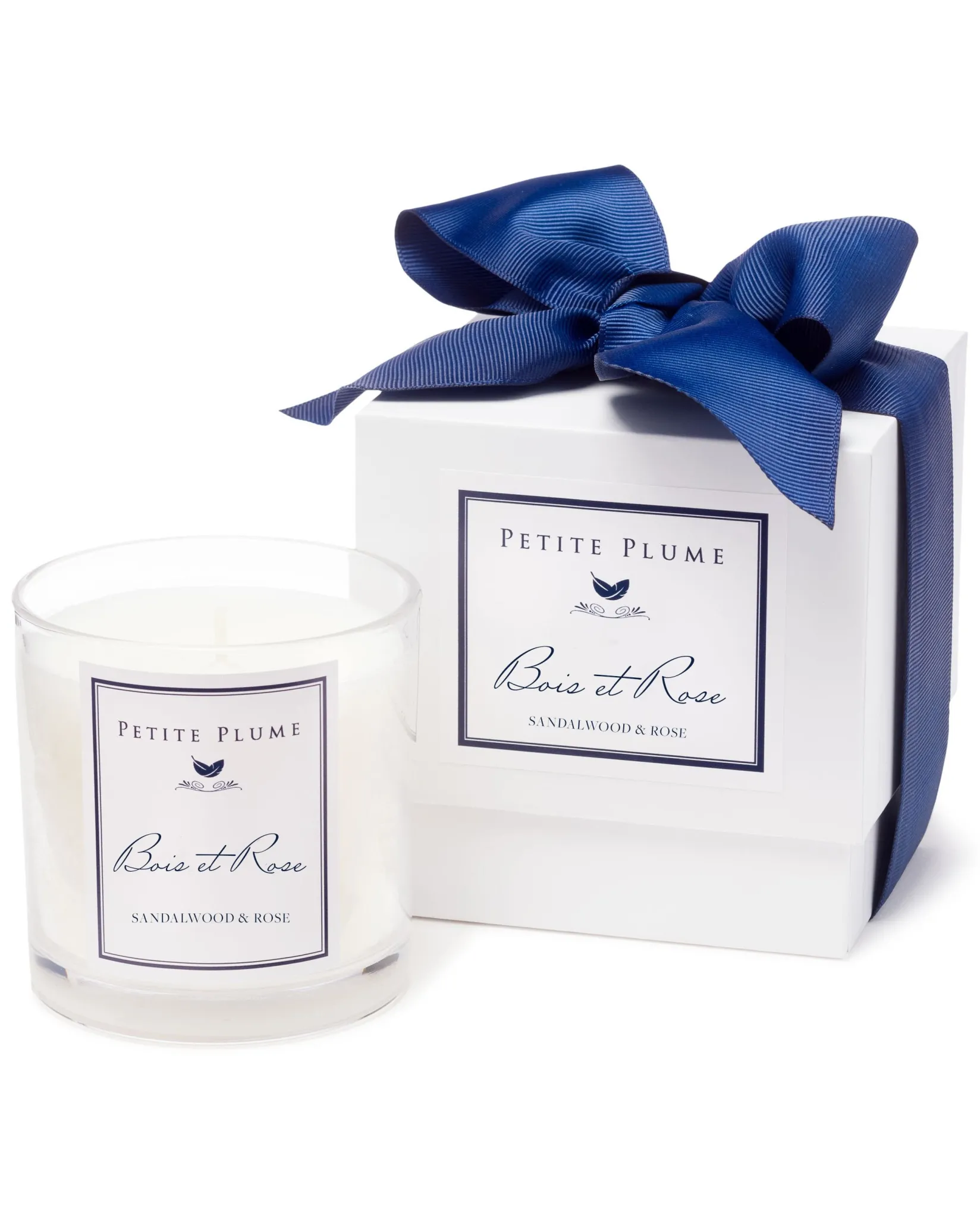 Petite Plume Bois et Rose Candle