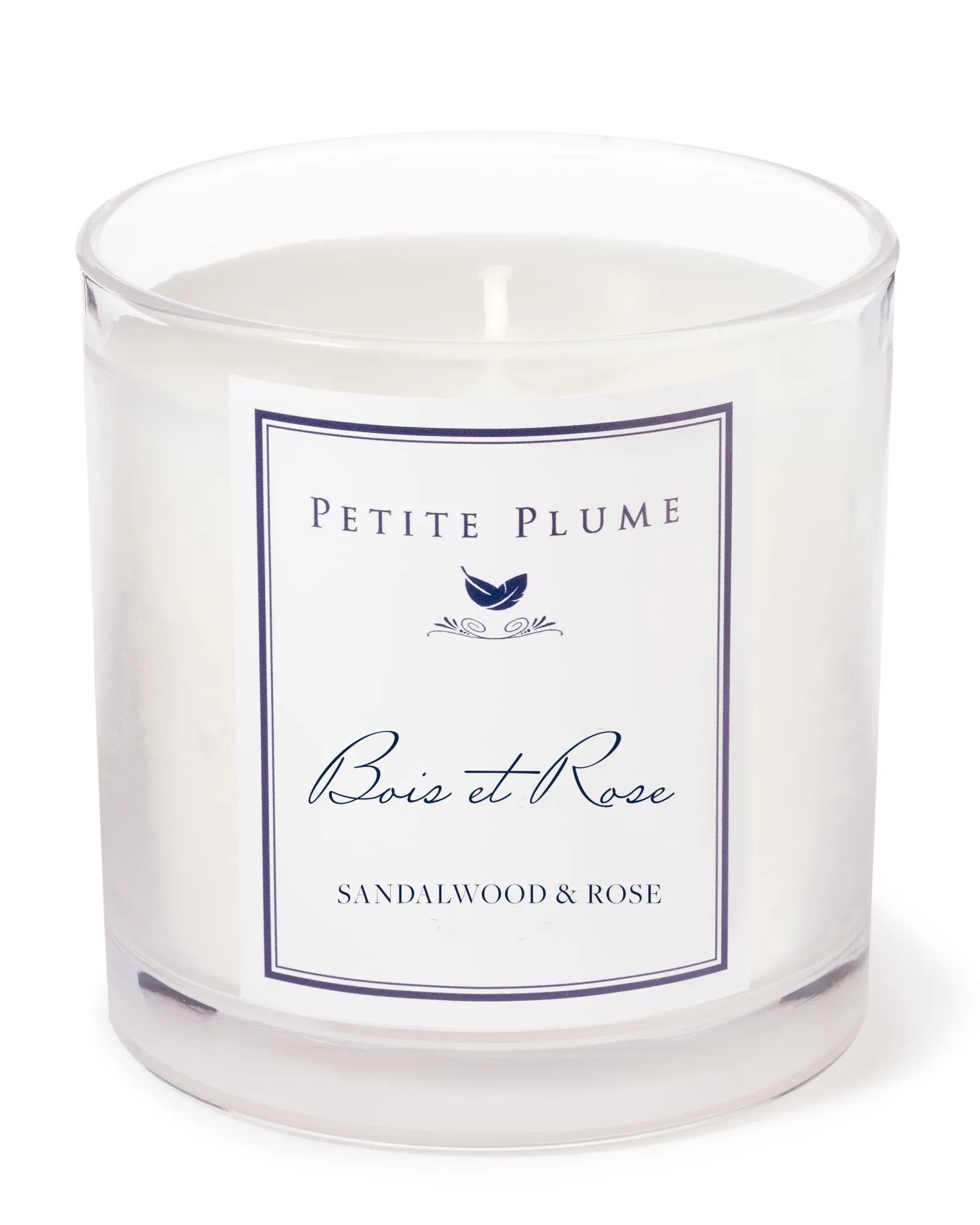 Petite Plume Bois et Rose Candle