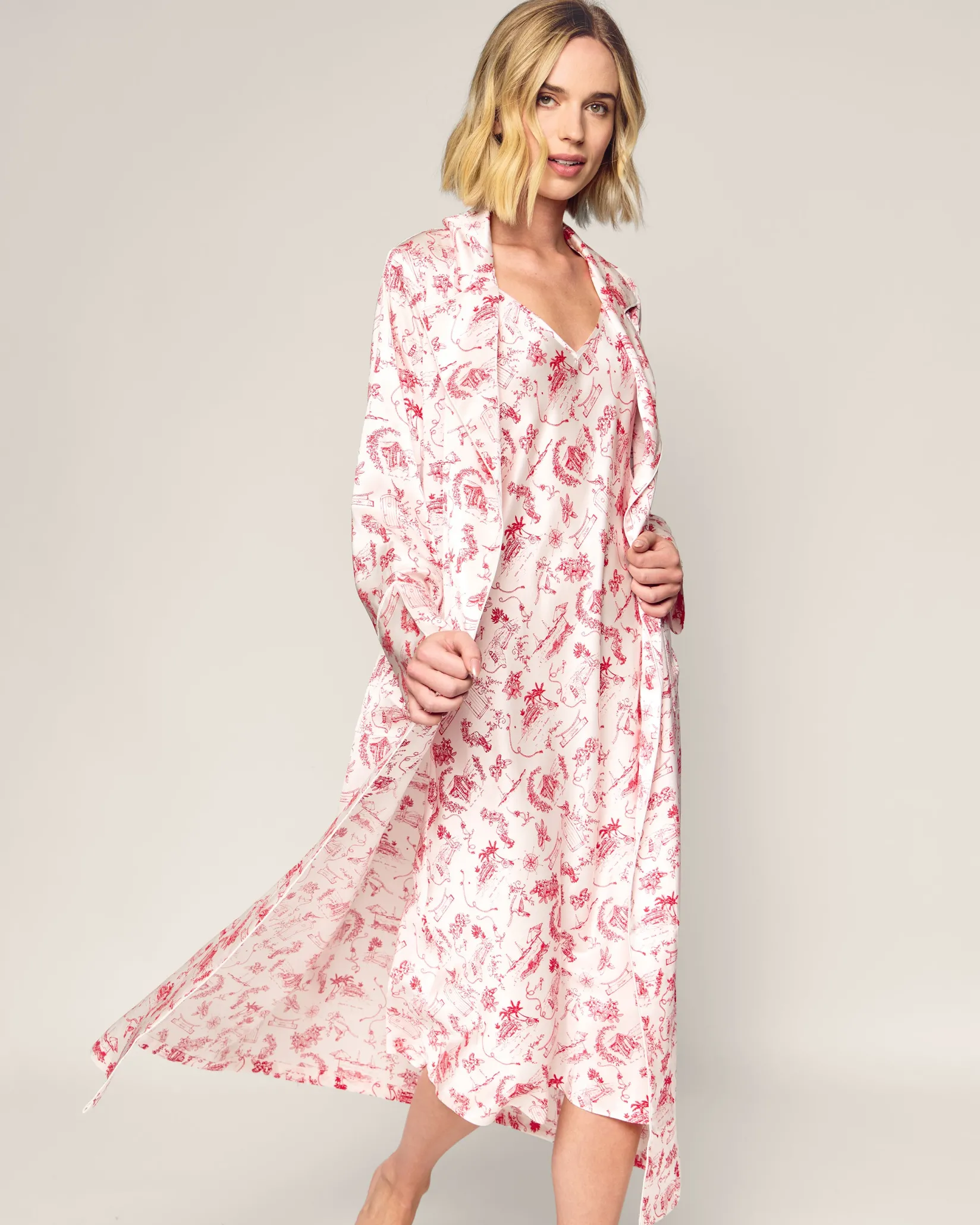 Women Petite Plume x Eden Rock Reverie Women's Silk Robe