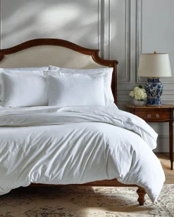 Petite Plume Signature Luxe Sateen Bed Sheets in White