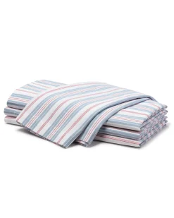 Petite Plume Signature Twill Napkins in Vintage French Stripes