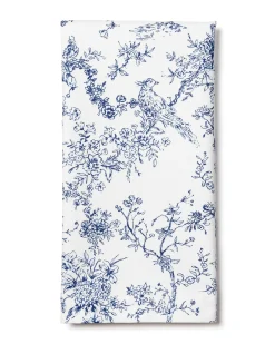 Petite Plume Signature Twill Napkins in White