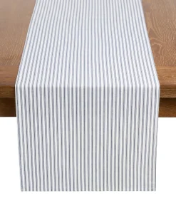 Petite Plume Signature Twill Runner in Navy Gingham
