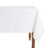 Petite Plume Signature Twill Tablecloth in White