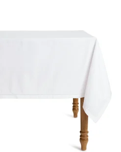 Petite Plume Signature Twill Tablecloth in Navy Gingham