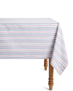 Petite Plume Signature Twill Tablecloth in Navy Gingham