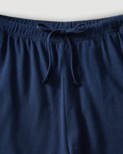 Women Petite Plume The Olivia Pima Short Set in Navy