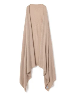 Women Petite Plume Women's Cashmere Wrap in Navy