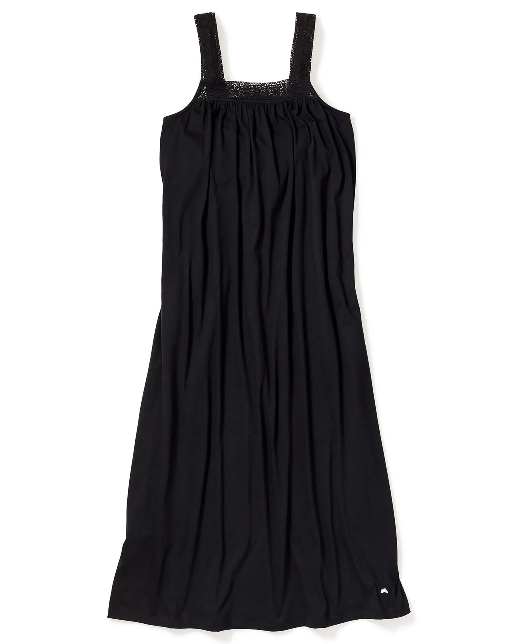 Women Petite Plume Women's Pima Camille Nightgown in Black