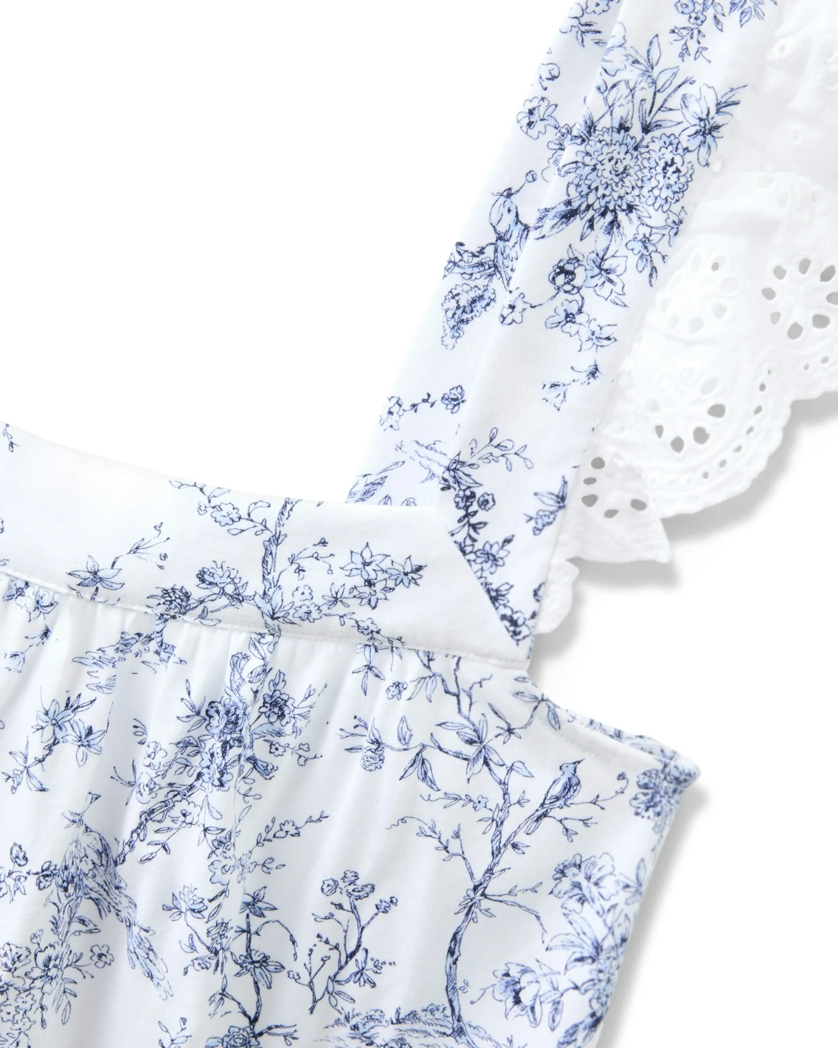 Women Petite Plume Women's Pima Clara Nightgown in Timeless Toile