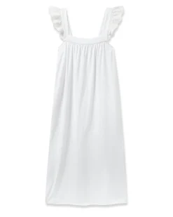 Women Petite Plume Women's Pima Clara Nightgown in Navy
