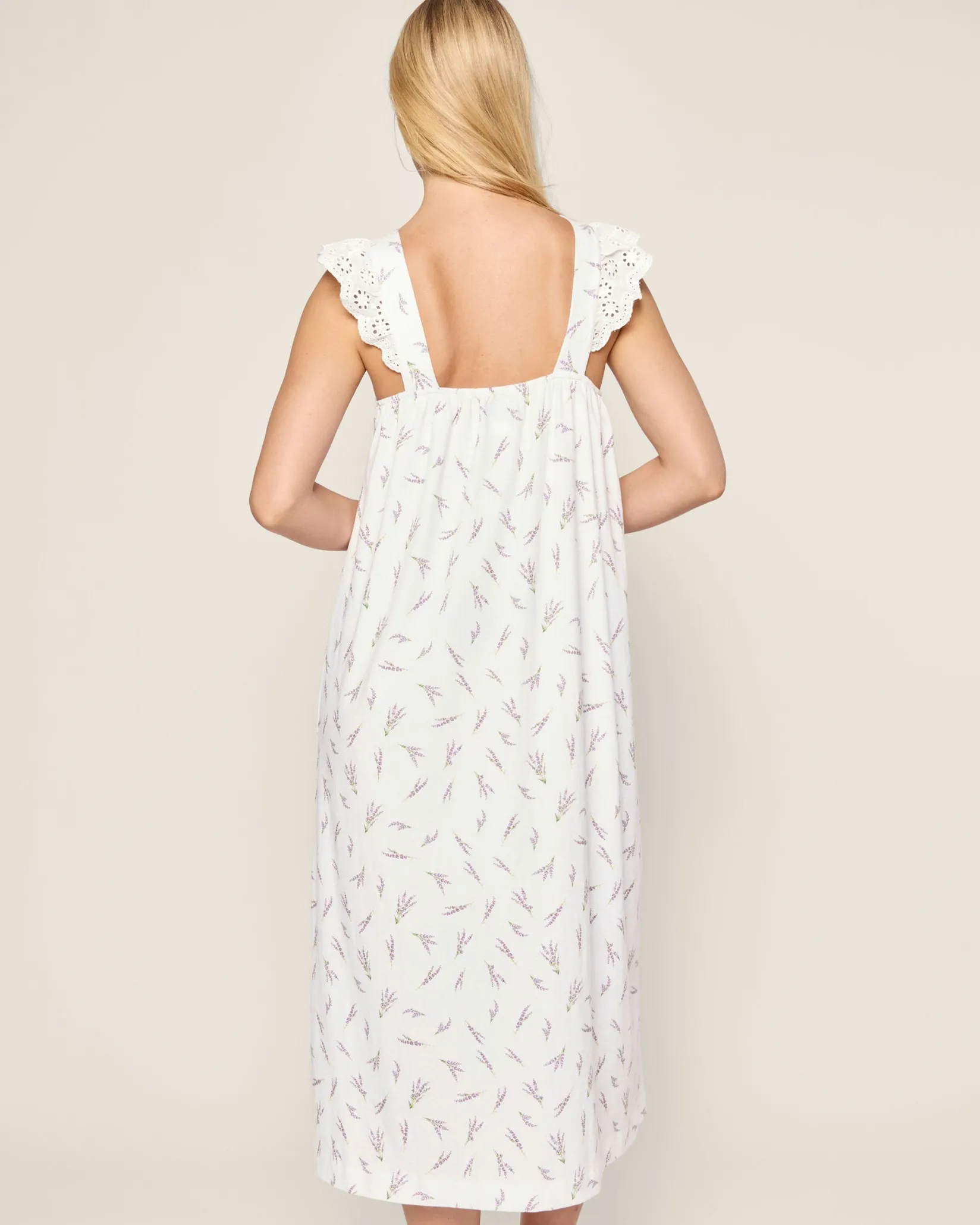 Women Petite Plume Women's Pima Clara Nightgown in Fields of Provence