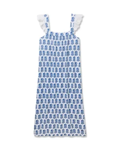 Women Petite Plume Women's Pima Clara Nightgown in Fields of Provence