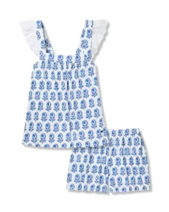 Women Petite Plume Women's Pima Clara Short Set in Timeless Toile