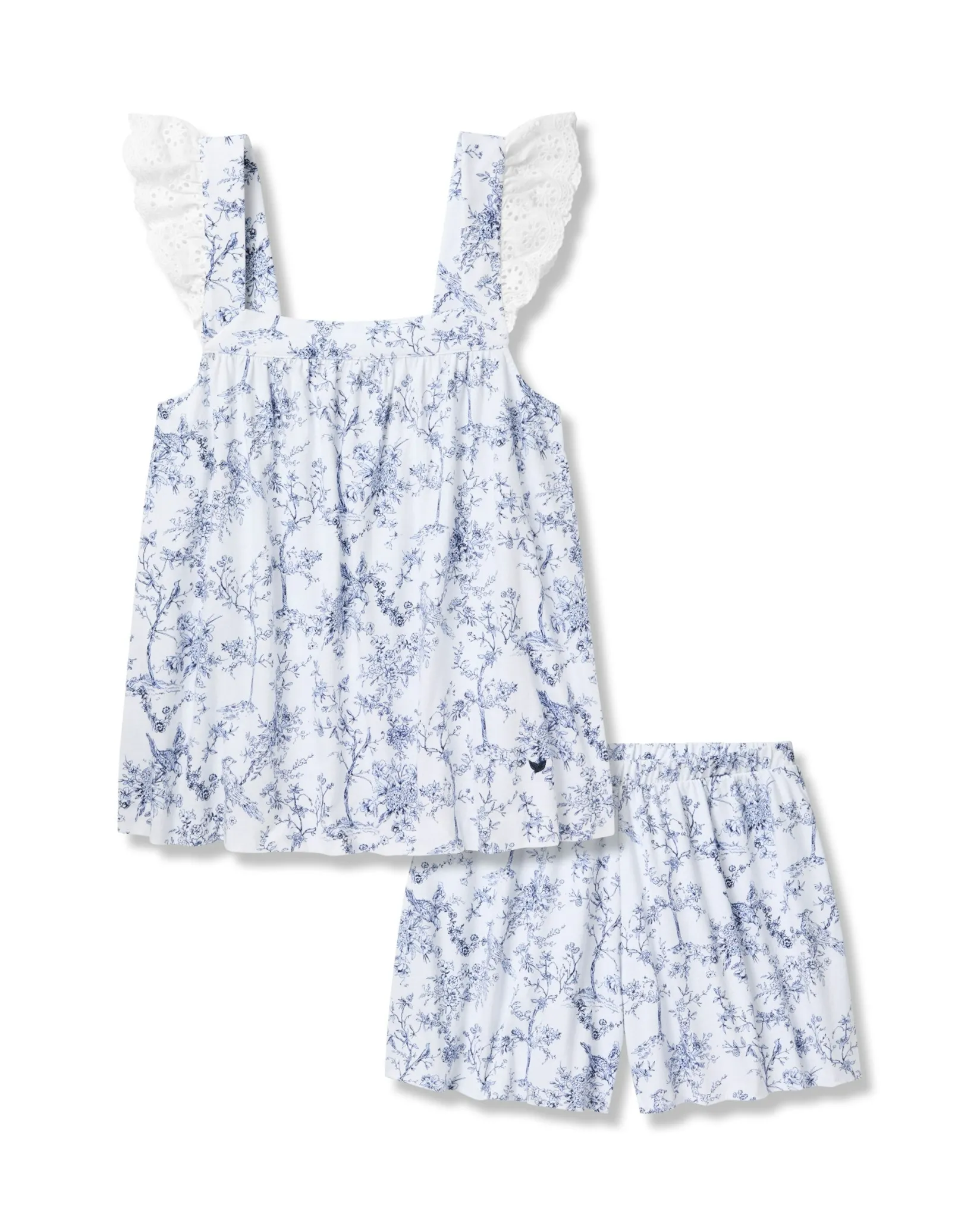 Women Petite Plume Women's Pima Clara Short Set in Navy