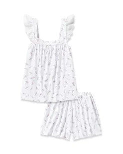 Women Petite Plume Women's Pima Clara Short Set in Fields of Provence