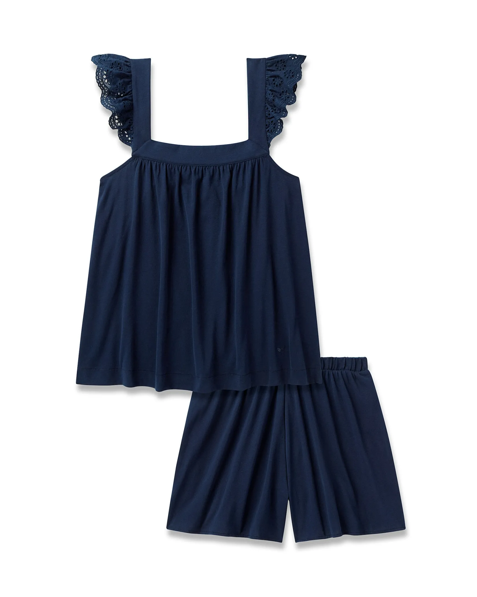 Women Petite Plume Women's Pima Clara Short Set in Fields of Provence