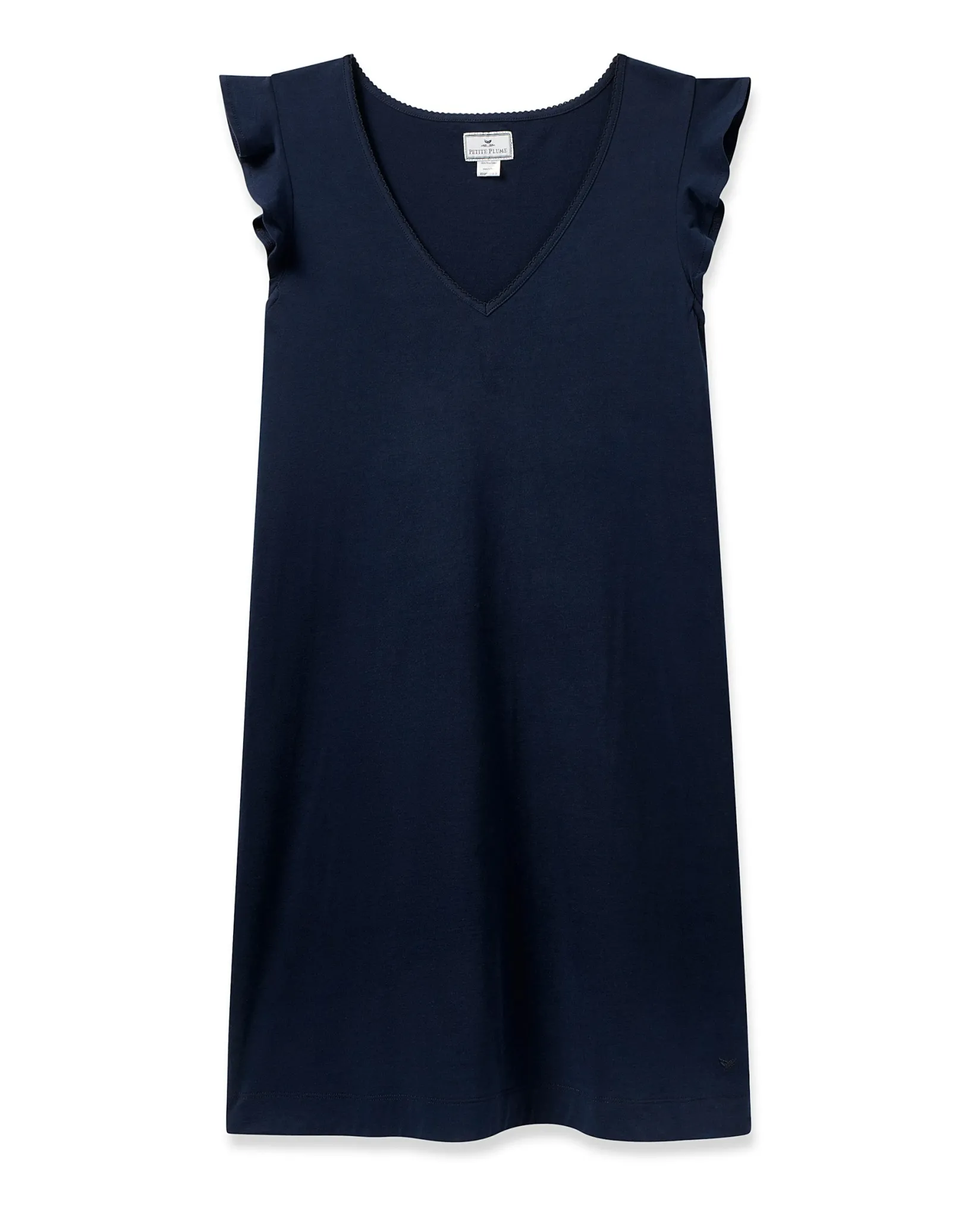 Women Petite Plume Women's Pima Harper Nightgown in Fleur D'Azur