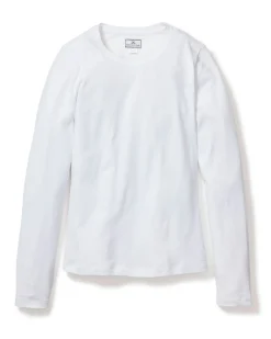 Women Petite Plume Women's Pima Long Sleeve Top in Camel