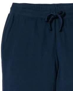 Women Petite Plume Women's Pima Lounge Pants in Navy