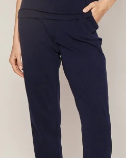 Women Petite Plume Women's Pima Lounge Pants in Dark Heather Grey
