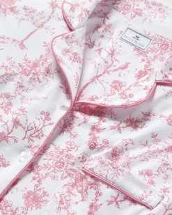 Women Petite Plume Women's Pima Pajama in Pink Timeless Toile