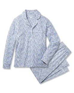Women Petite Plume Women's Pima Pajama Set in Fleurs de Rose