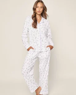 Women Petite Plume Women's Pima Pajama Set in