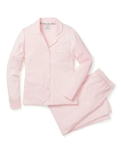 Women Petite Plume Women's Pima Pajama Set in Pink