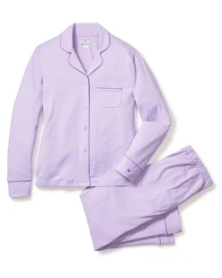 Women Petite Plume Women's Pima Pajama Set in Pink