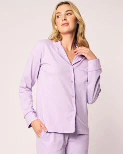 Women Petite Plume Women's Pima Pajama Set in Pink
