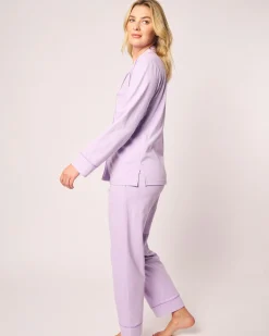 Women Petite Plume Women's Pima Pajama Set in Pink