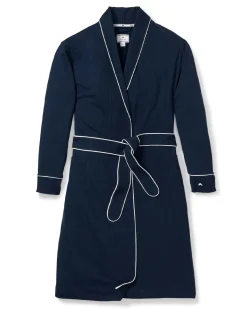 Women Petite Plume Women's Pima Robe in Bordeaux