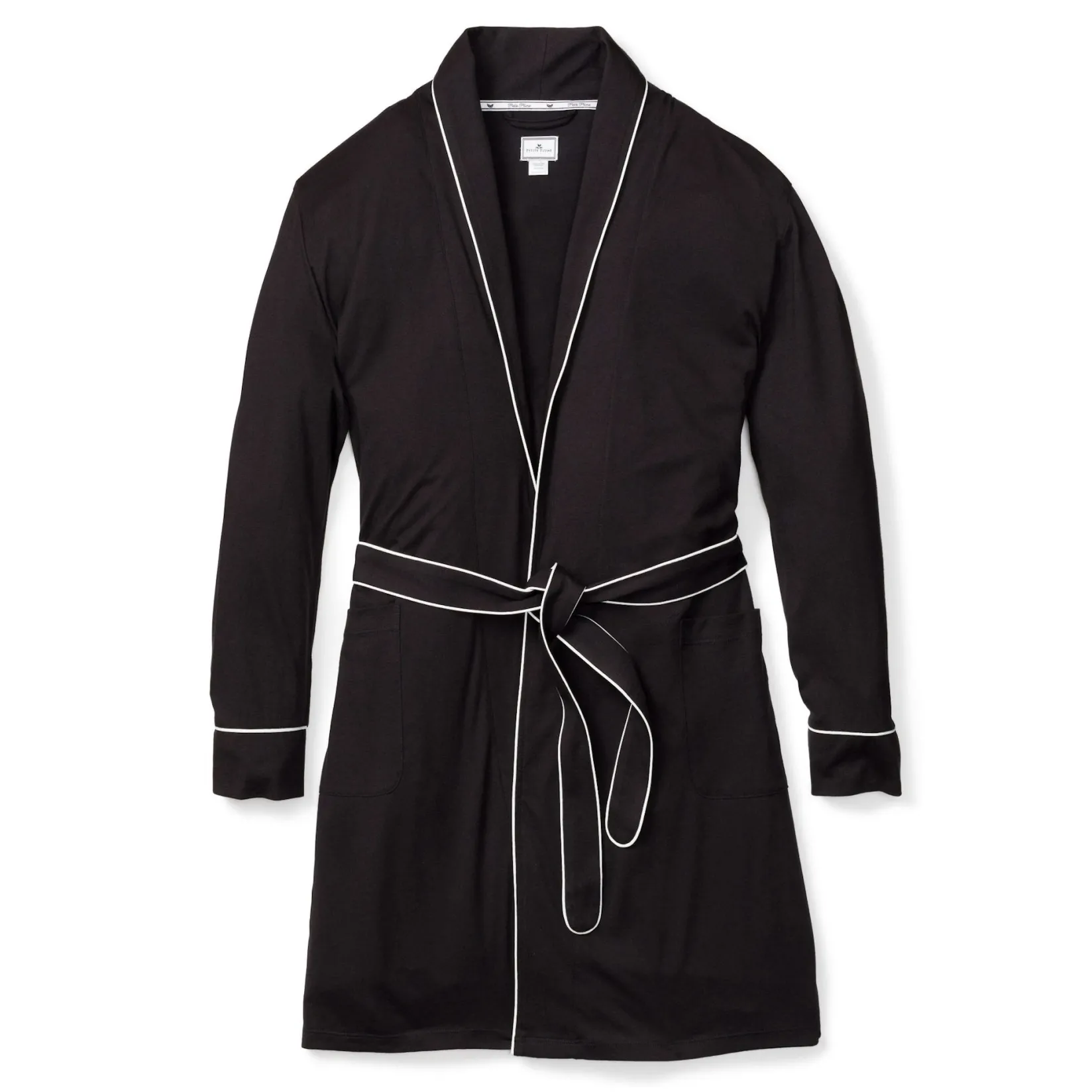 Women Petite Plume Women's Pima Robe in Navy