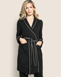 Women Petite Plume Women's Pima Robe in Pink