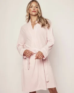 Women Petite Plume Women's Pima Robe in Pink