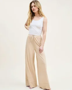 Women Petite Plume Women's Pima Scoop Tank in White