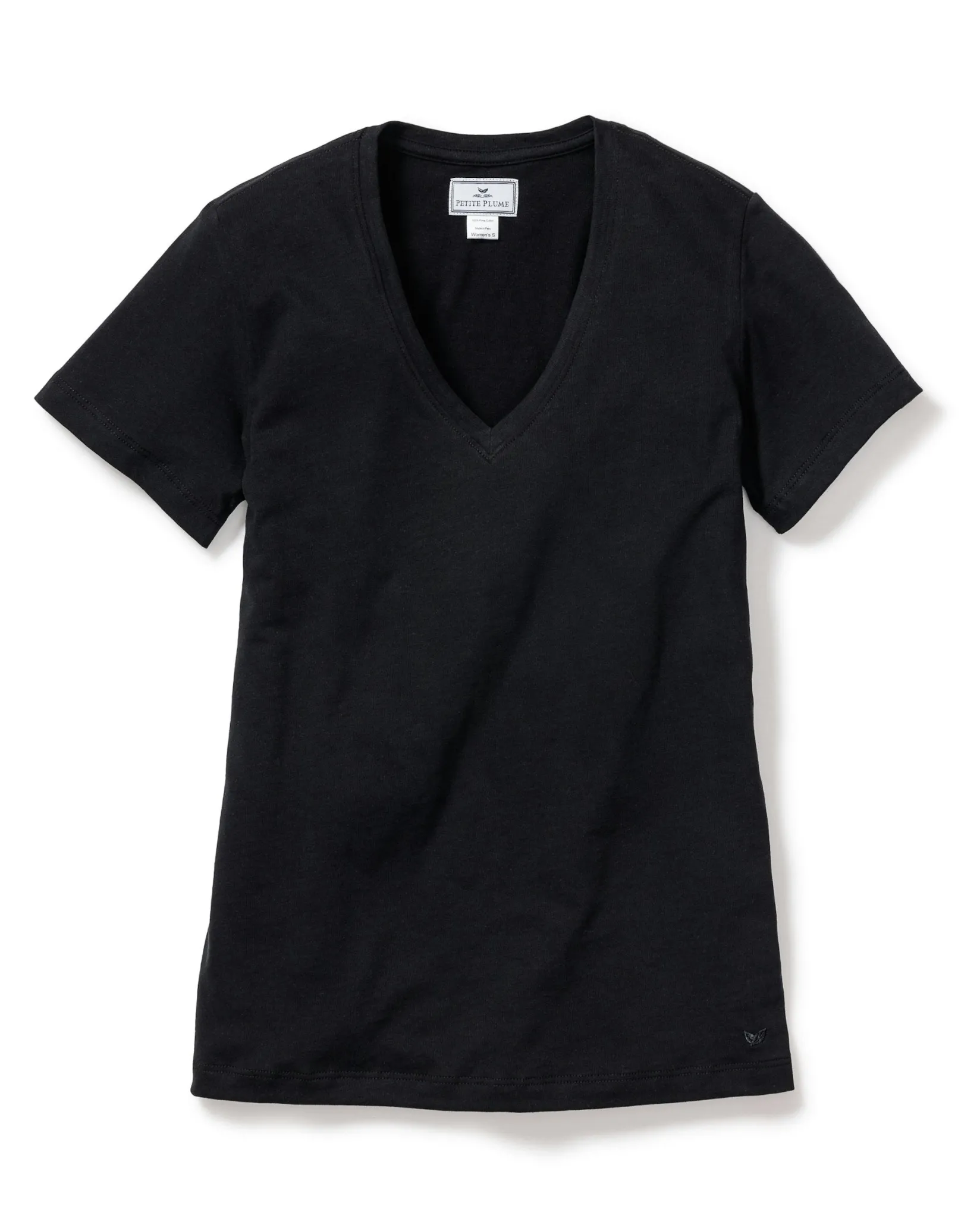 Women Petite Plume Women's Pima Short Sleeve Top in Camel