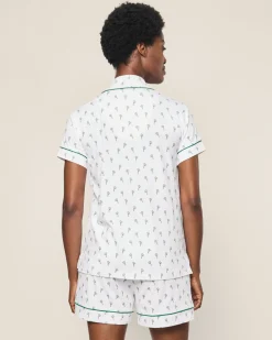 Women Petite Plume Women's Pima Short Sleeve Short Set in