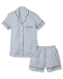 Women Petite Plume Women's Pima Short Sleeve Short Set in