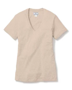 Women Petite Plume Women's Pima Short Sleeve Top in Black