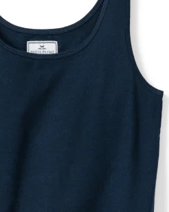 Women Petite Plume Women's Pima Tank Top in Navy