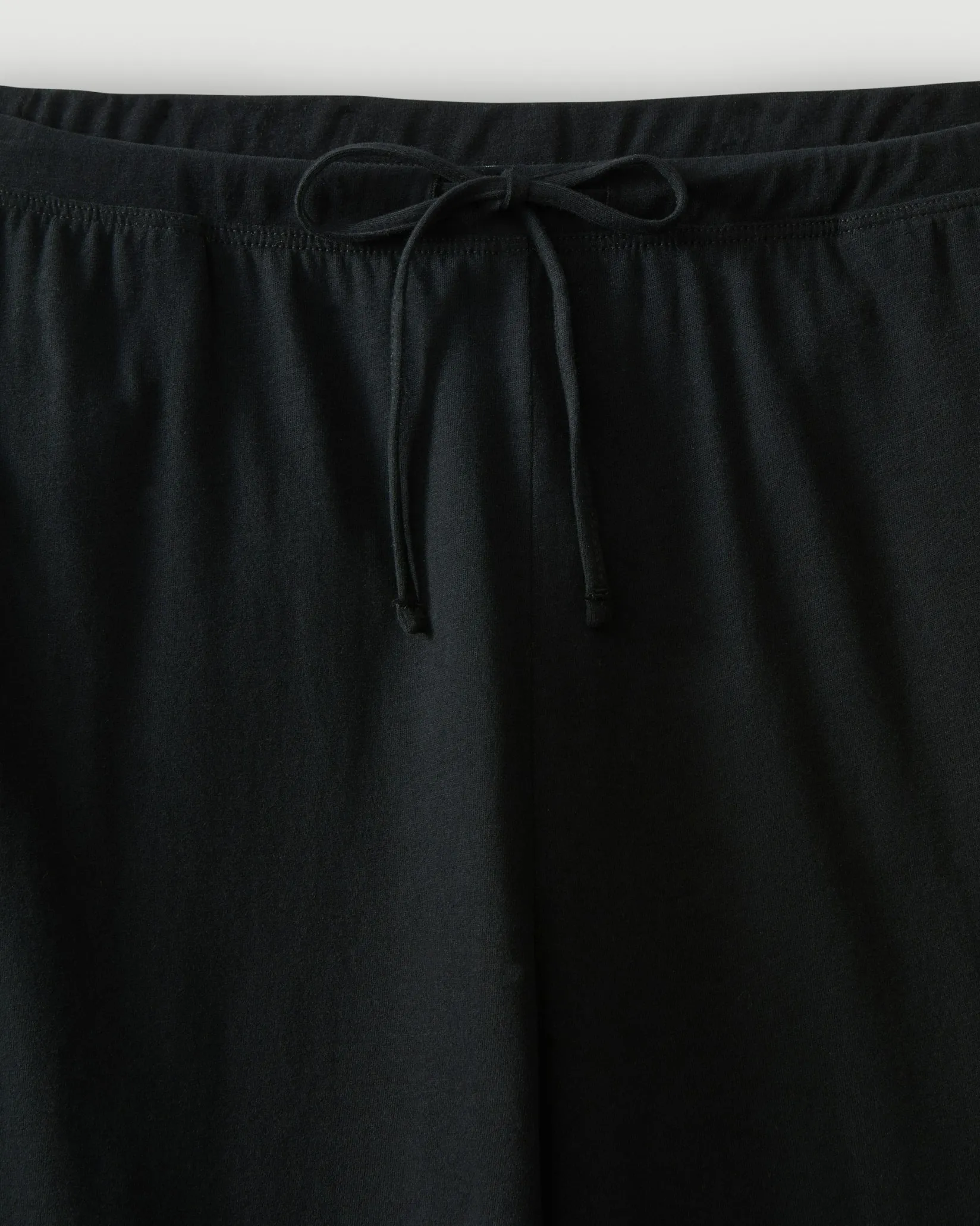Women Petite Plume Women's Pima Wide-Leg Lounge Pant in Black