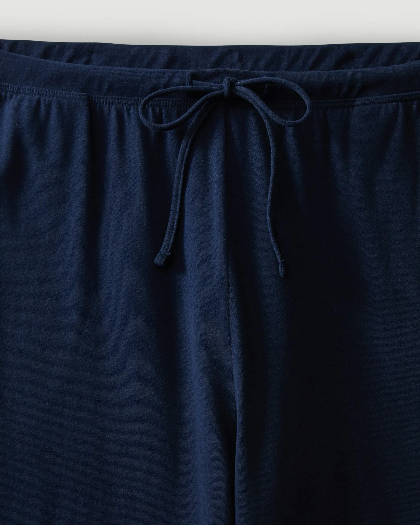 Women Petite Plume Women's Pima Wide-Leg Lounge Pant in Navy