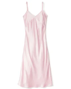 Women Petite Plume Women's Silk Cosette Nightgown in White