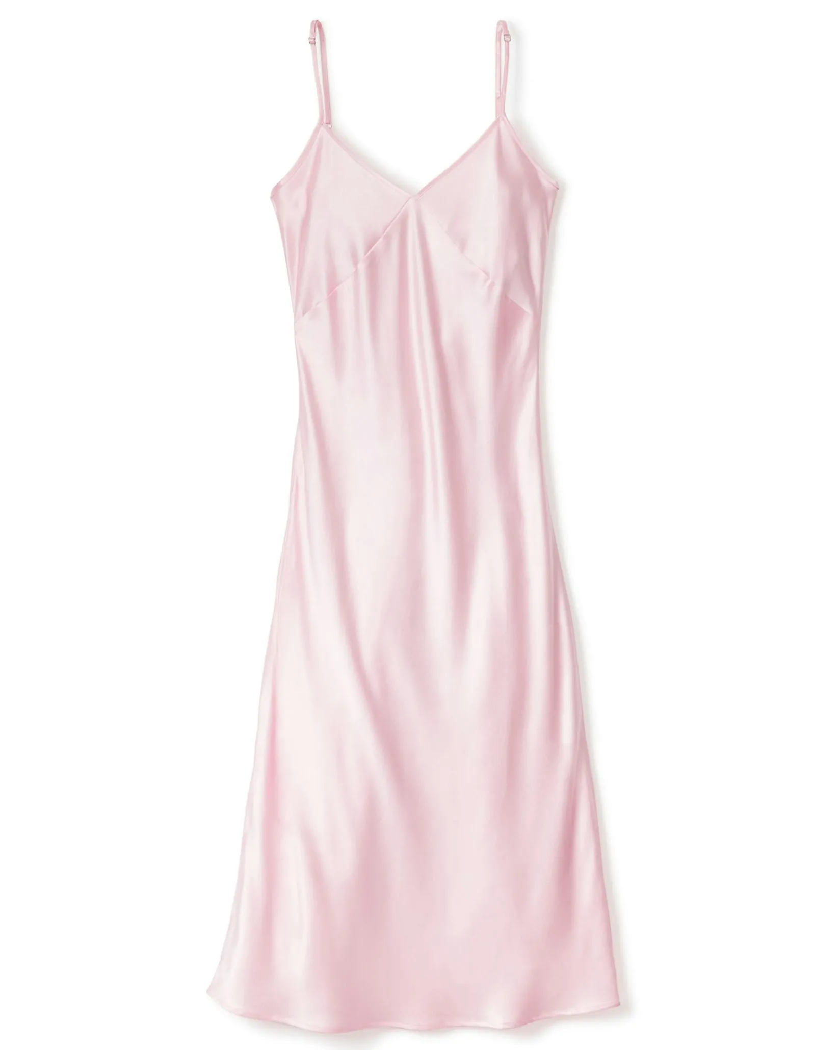Women Petite Plume Women's Silk Cosette Nightgown in Pink